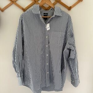 Gap The Big Shirt in Blue Stripe